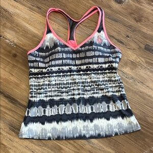 Stylish Women's Strappy Top - Black and Pink